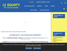 Tablet Screenshot of lebounty.fr